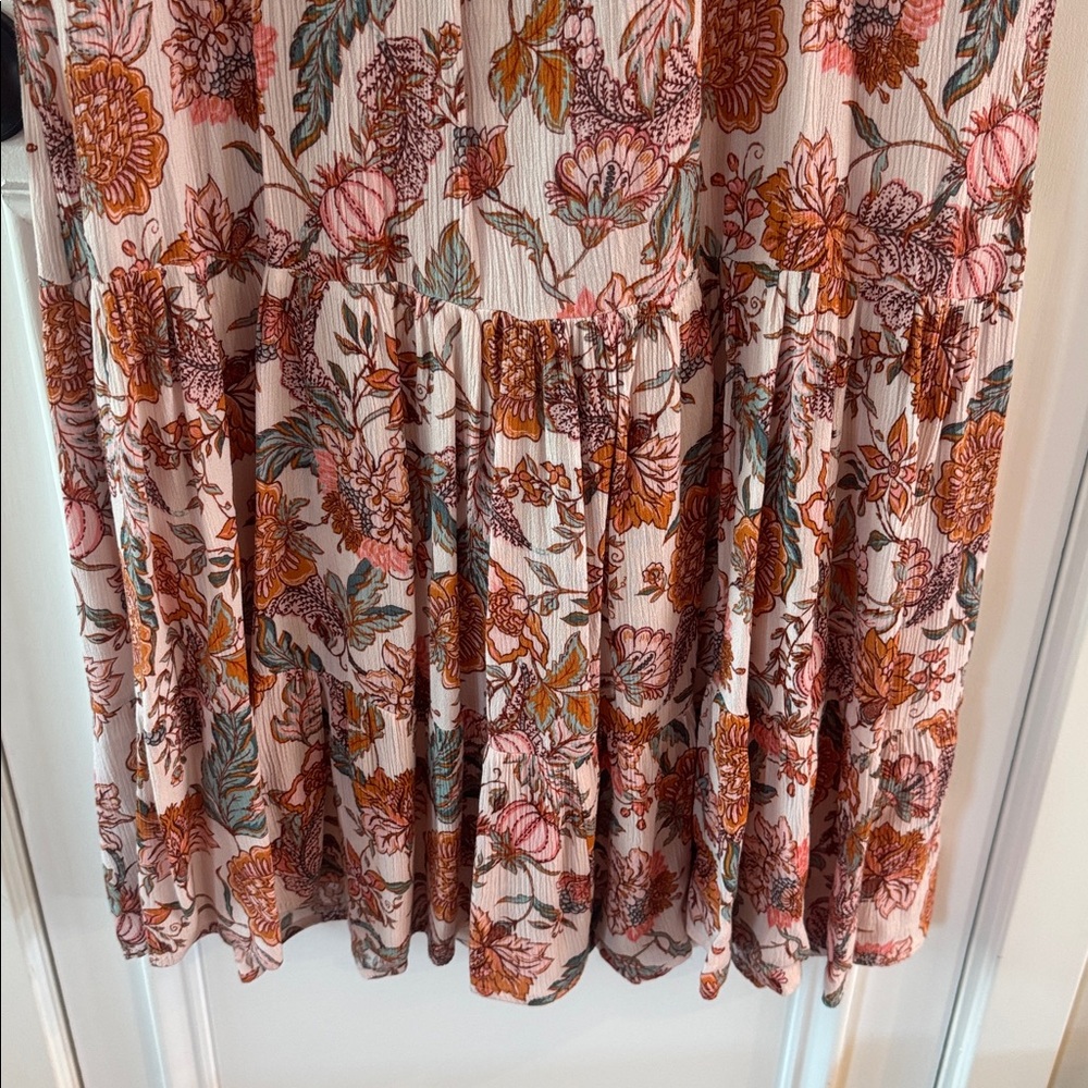 Knox Rose Women’s Multicolor Floral Short Sleeve Maxi Dress - Picture 13 of 13